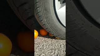 EXPERIMENT 🤩👏🤩 Fruit vs Car Tire Crushing Experiment #crusher #crushing #fruit #satisfying #asmr screenshot 4
