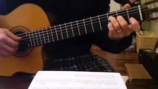 Video thumbnail of "Two Guitars Russian Gypsy Music Easy Guitar Solo"