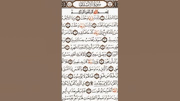 سوره الانشقاق #القارئ_شريف_مصطفى #اكسبلور