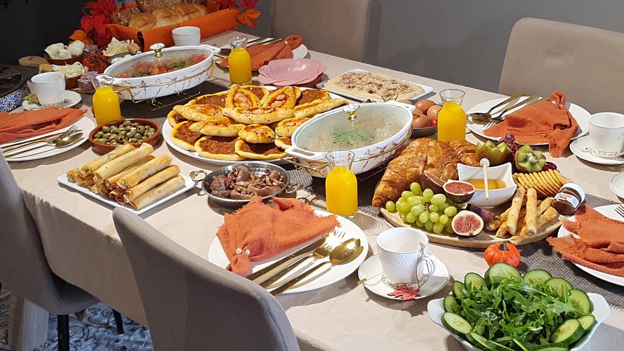 دللت ضيوفي وأبهرتهم بأحلى عزيمة💥 #روتيني بالعزايم 💪شكد تنطوني من ١٠😁افكار فطور