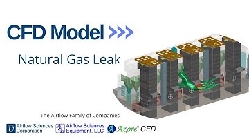 Natural Gas Leak Flow Simulation