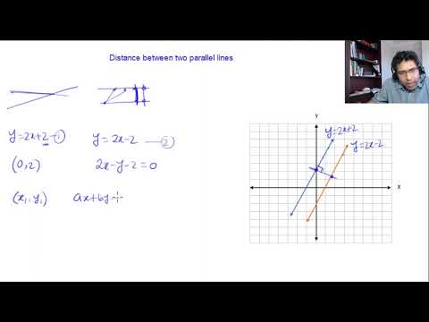 Distance between two parallel lines