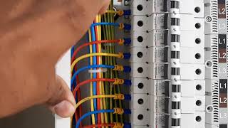 How to Electrical panel wire dressing in KSA