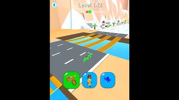 Shape-shifting Funny Race All Levels Gameplay Walkthrough Master Level #142 BeamNG.drive #Shorts