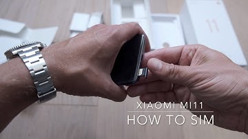 Xiaomi Mi11 - How to insert SIM