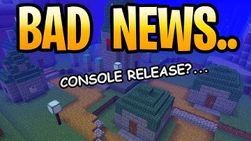Minecraft Update Aquatic Console Bad News! Release Date?.. PS3, PS4, Xbox 360 & Wii U