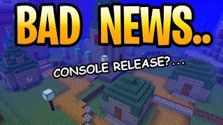 Minecraft Update Aquatic Bad News! Release Date?.. Xbox 360 & Wii U - YouTube