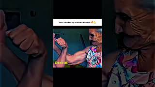 Grandma is more ripped than gym bros! 😳💪 #shorts