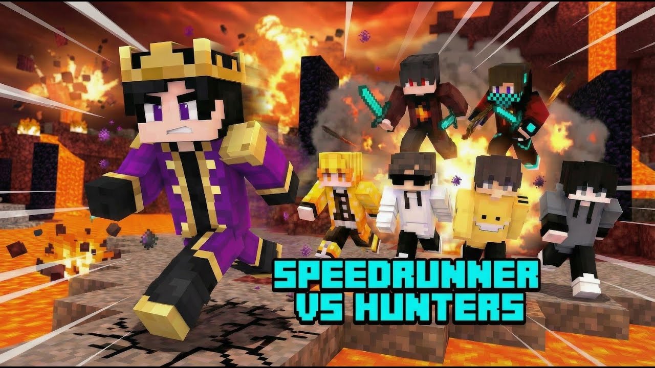 Hunters vs Speedrunners  | Minecraft  Gameplay