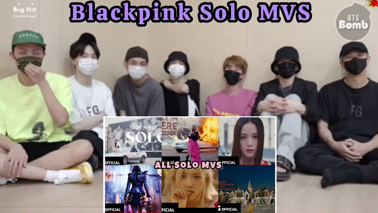 BTS Reaction To All Blackpink 'Solo' Mvs [Fanmade 💜]