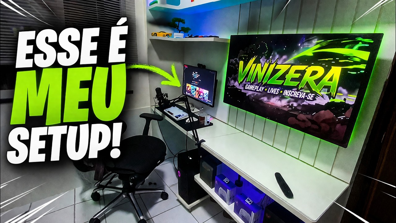 Meu setup gamer e Primeiro video do canal - YouTube