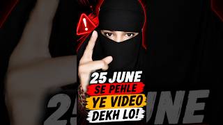 25 June se pehle ye video lazmi dekhe 🚨🙏 #niqabizainab #realislam #25june #video #information