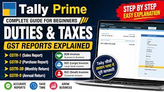 Tally Prime में GST सीखें आसान भाषा में #14 | Duties & Taxes Full Explanation | IT Computer Academy|