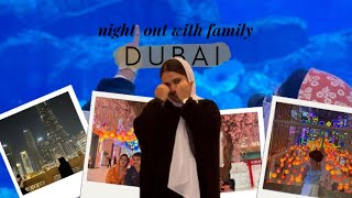 Night out in duabi🇦🇪🇦🇪|Burj khalifa | Dubai mall | family vlog ✨🌙🧸
