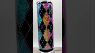 Holographic foil tumbler tutorial
