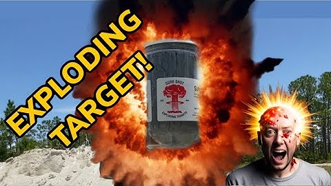 Sure Shot 2Lb Exploding Target Test