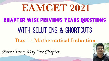 Eamcet 2022 chapter wise previous years questions with solutions