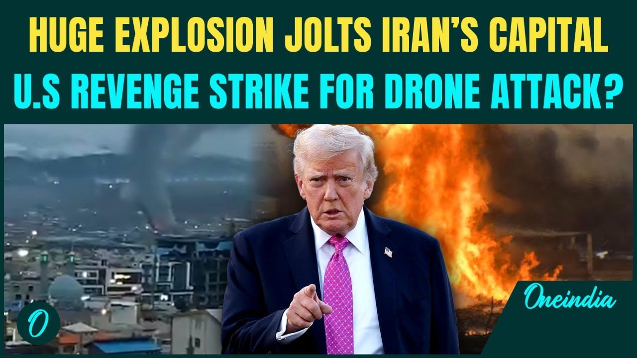 US BOMBS Iran? Massive EXPLOSION Rocks Tehran; BIG US ATTACK After Iranian DRONE SHOT By US F35 Jet?