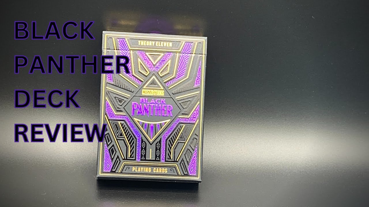 Black Panther Playing Cards