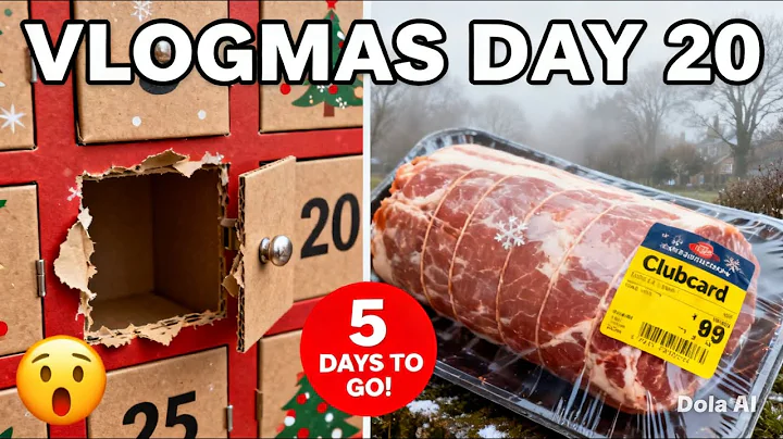 VLOGMAS 20: The Advent Calendar Malfunction! 🍫❌ + Boxing Opinions & Foggy Mornings