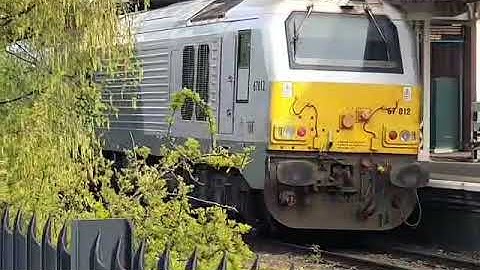 Transport for Wales Class 67 and Class 82 at Llandudno Junction Station