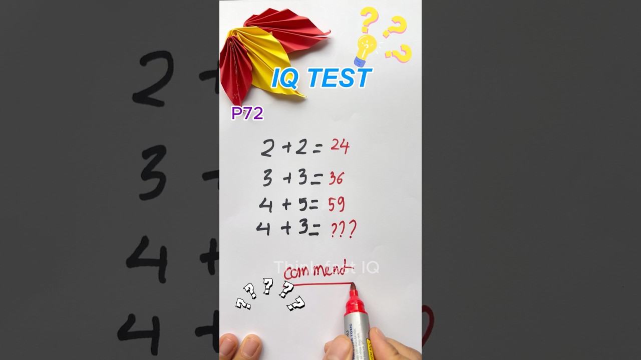 Can You Solve This Viral IQ Puzzle? 🤯 P72