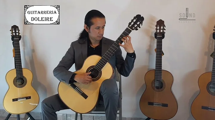 Guitarra de concierto - corazn prpura y abeto - Ro...
