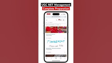 Complete preparation for UGC NET Management. #ugcnet #ugcnetmanagement  #ugcnetexam