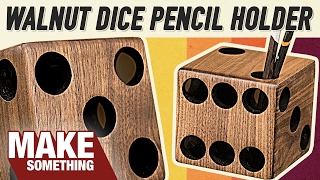 A quick and easy woodworking project making walnut dice pencil holders. Subscribe for weekly woodworking projects: http://www.