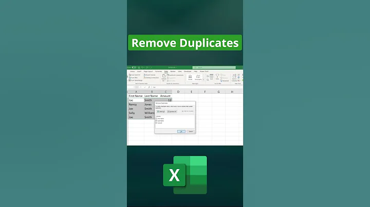 How to Quickly Remove Duplicates in Excel
