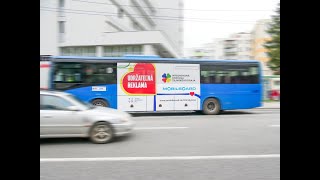 MOBILBOARD rozjel udržitelnou reklamu na autobusech v Žilině