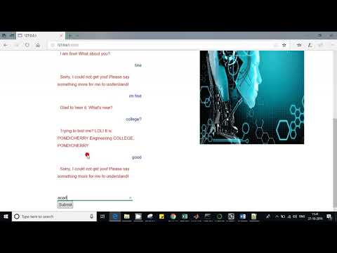 PYTHON SOURCE CODE FOR Chat-Bot Python Project For College Information