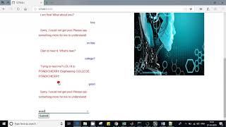 PYTHON SOURCE CODE FOR Chat-Bot Python Project For College Information
