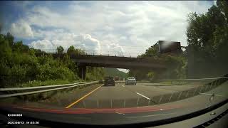 Drive on Silas Deane Hwy, Wethersfield, CT to I 91 South to Wilbur Cross Pkwy South - June 13 2022