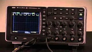 Teledyne LeCroy WaveAce 'Verwendung der Druck-/Dreh-Regler'
