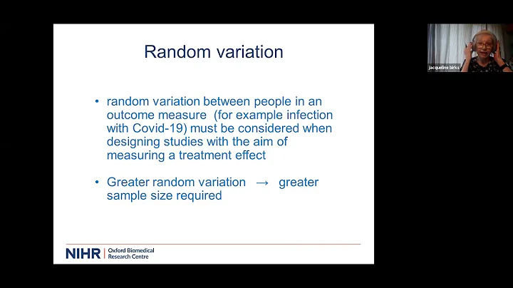 Patient and public involvement webinar: Statistics