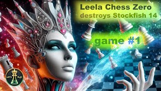 Leela Chess Zero destroys Stockfish 14 (game #1) | Super Chess Engine Battle