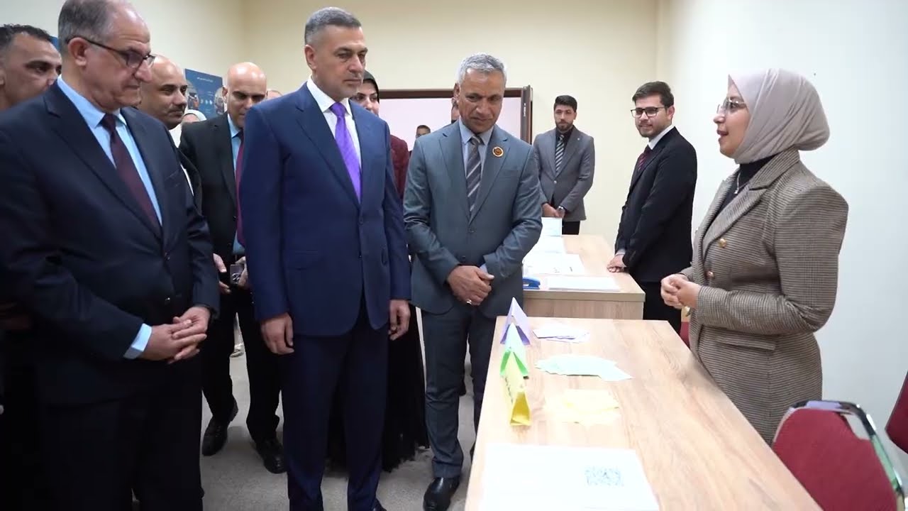 السيد محافظ البصرة اسعد العيداني يفتتح اسبوع الريادة في الجامعة التقنية الجنوبية