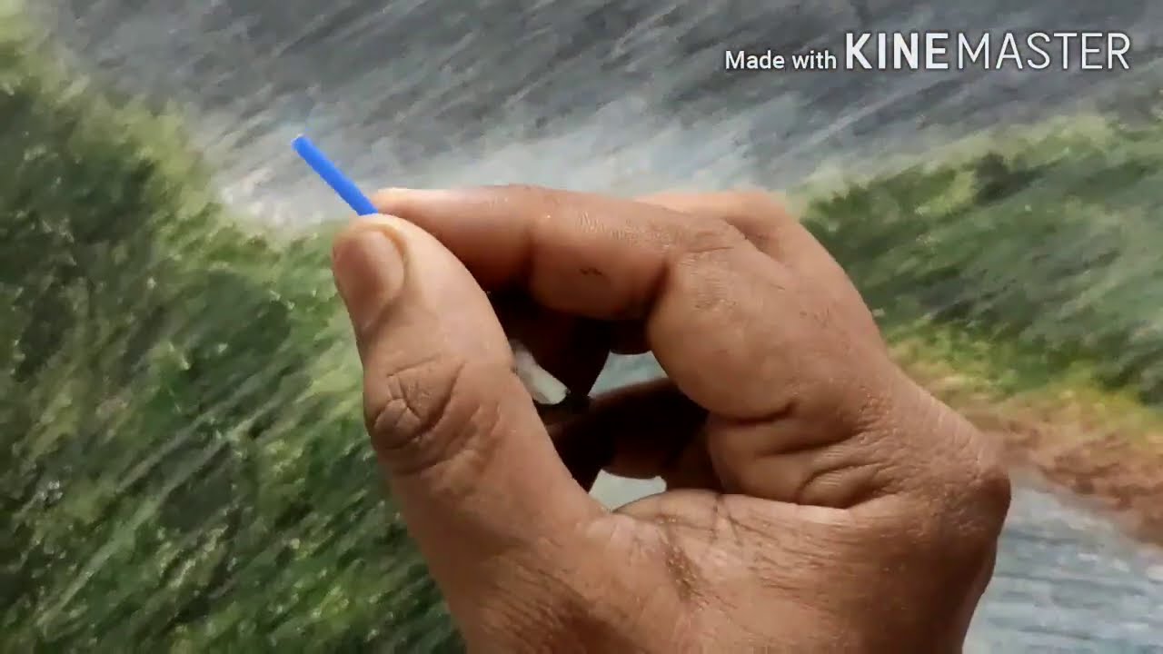 How to paint a rainy day.. step by step. - YouTube