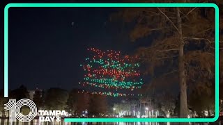 Drones fall from sky during holiday show in Orlando that left child hurt