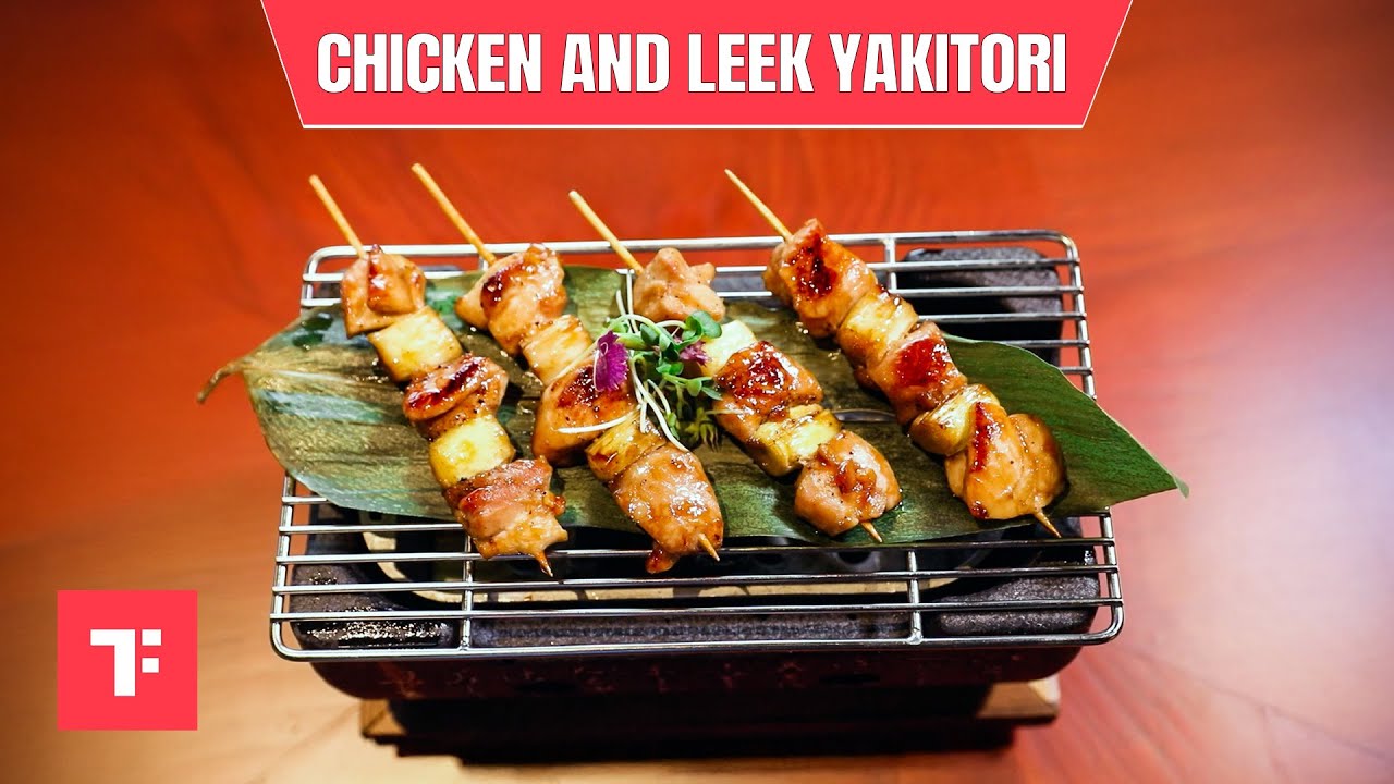 How to make Japanese Chicken Yakitori I Chicken and Leek Yakitori
