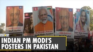 Indian Pm Modis Posters Seen At Pro-Independence Rally In Pakistan Sindh South Asia World News