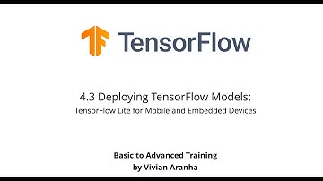 4.3 Deploying TensorFlow Models: TensorFlow Lite for Mobile and Embedded Devices