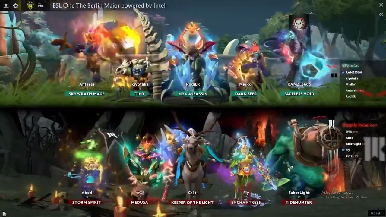 ESL One Berlin Major 2023 | Playoffs | 9Pandas vs Shopify Rebellion - Game 1