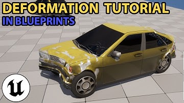 Dynamic (car) deformation with Blueprints - Unreal Engine 5 Tutorial