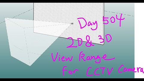 Everyday Revit (Day 504) - CCTV Camera with View Ranges