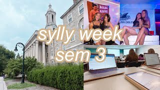 first week of school vlog @ PSU (classes, parties, friends)
