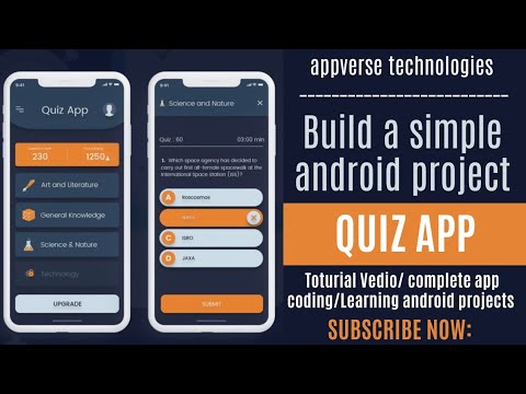 Build a Simple Android Quiz App in Android Studio | Complete Coding ...