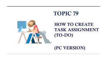 DINGTALK TOPIC 79 : HOW TO CREATE TASK ASSIGNMENT (PC VERSION)