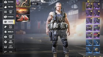 Sigma Crate Opening Codm | DRH Geometry